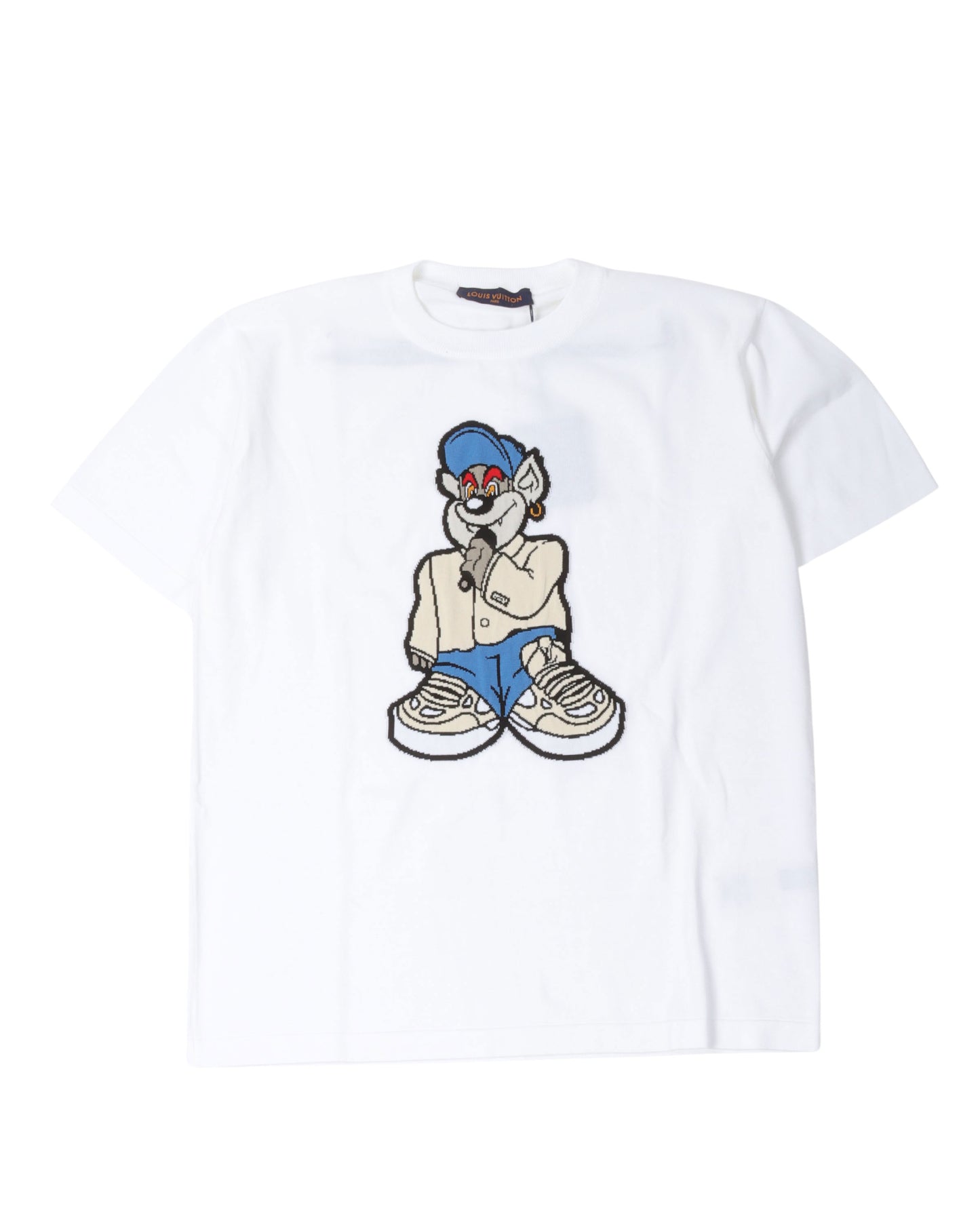 Intarsia Graphic Short Sleeved Knitwear