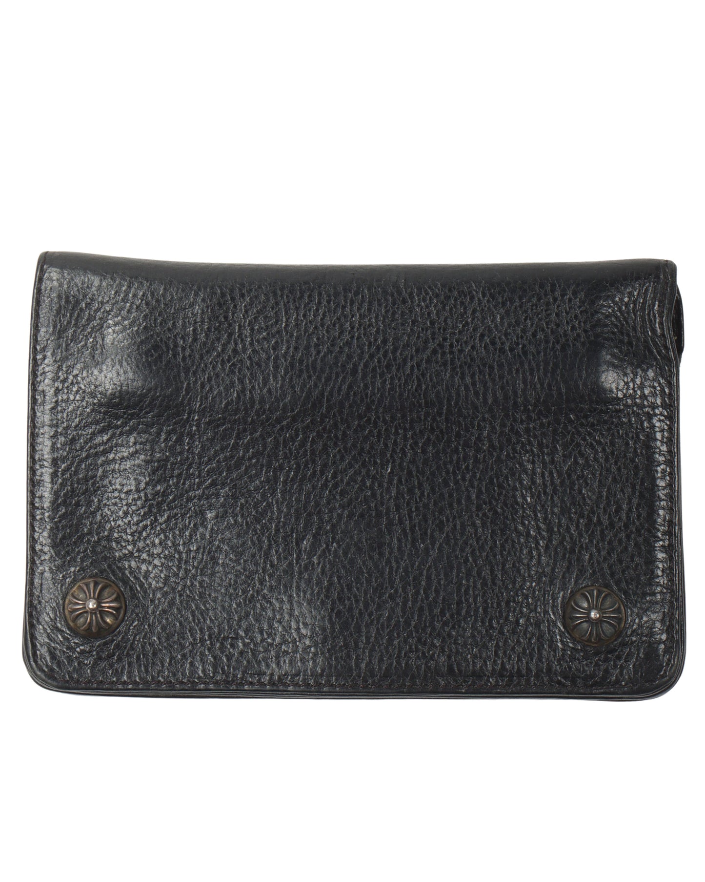 Leather Zip Bifold Wallet