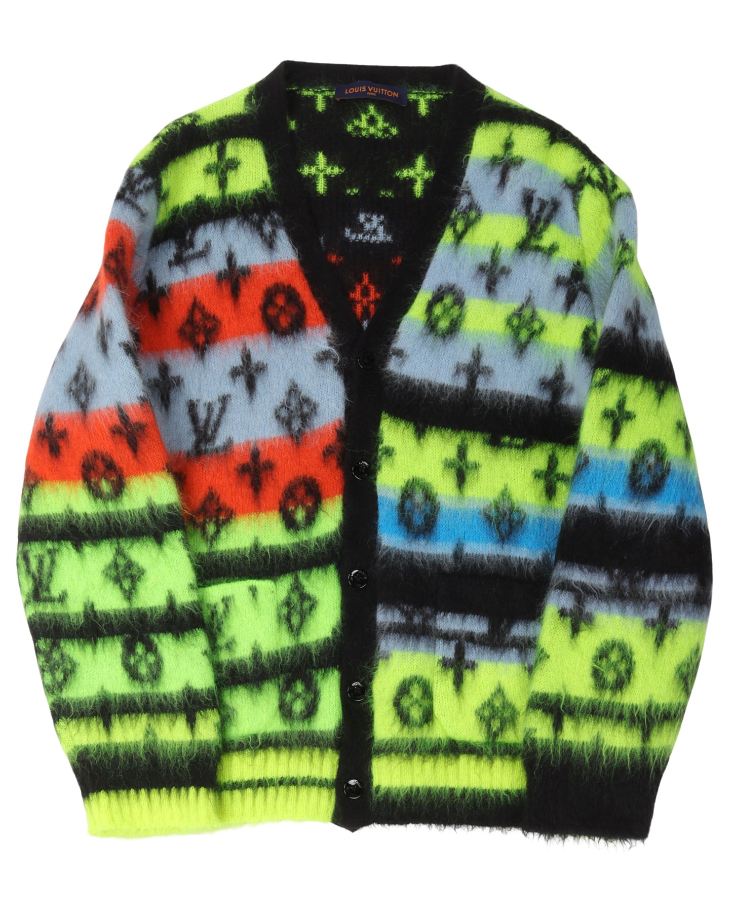 Mohair Monogram Cardigan