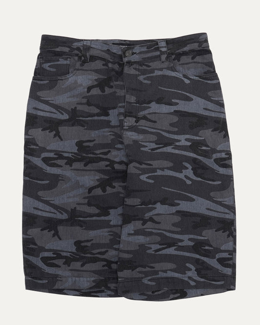 Camouflage Jeans Shorts