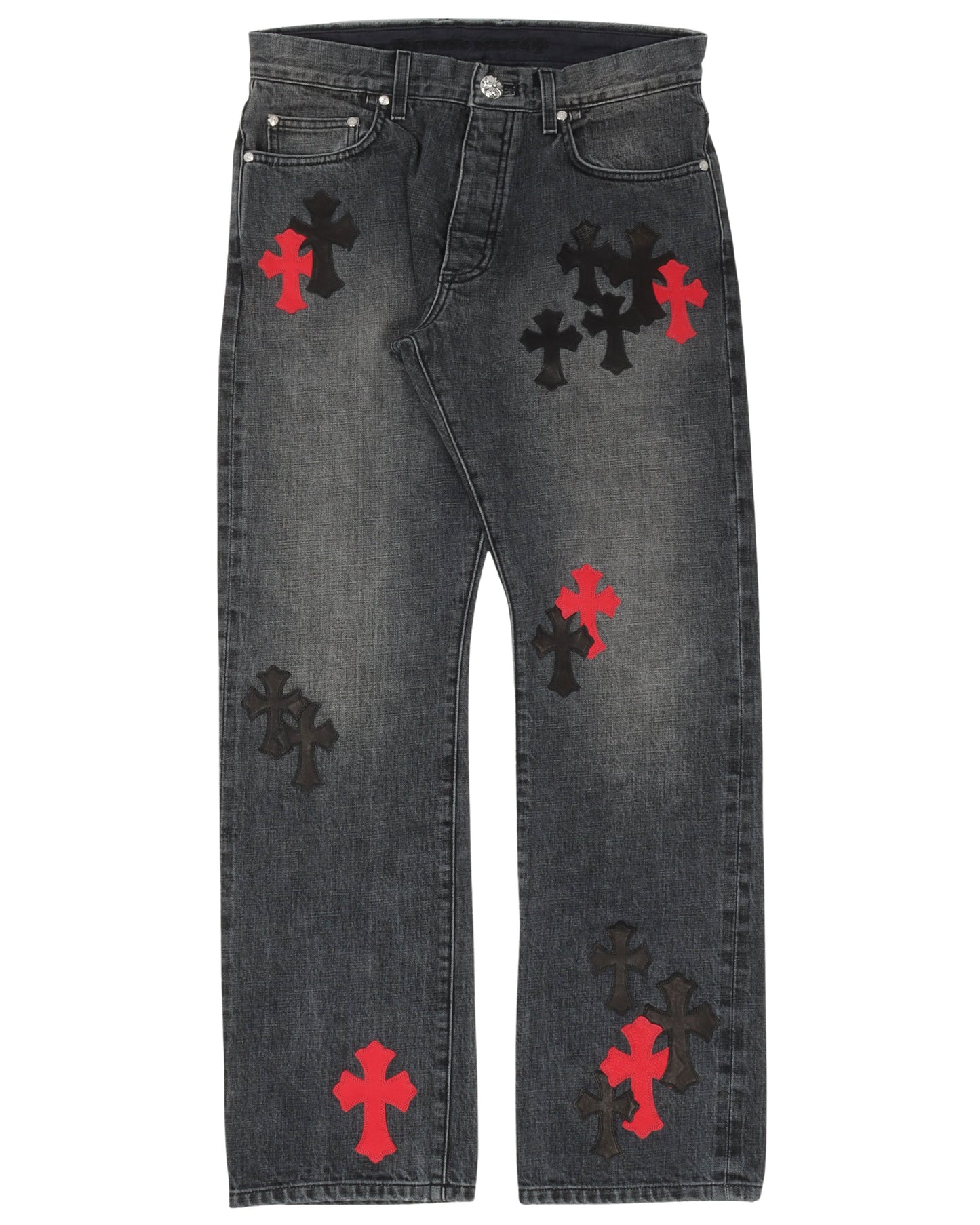 Multi-Cross Fade Jeans