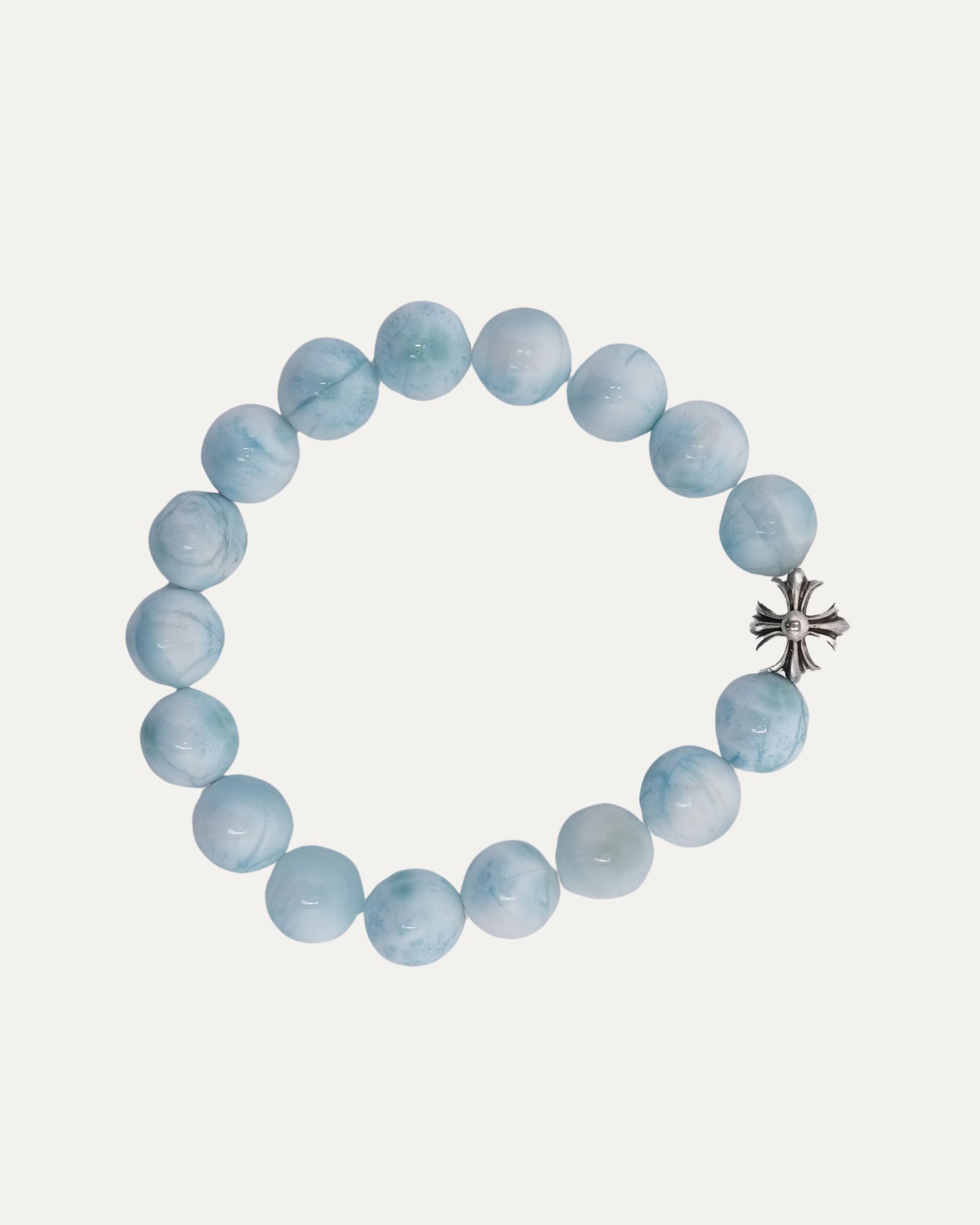 10mm Plus Cross Bead Bracelet