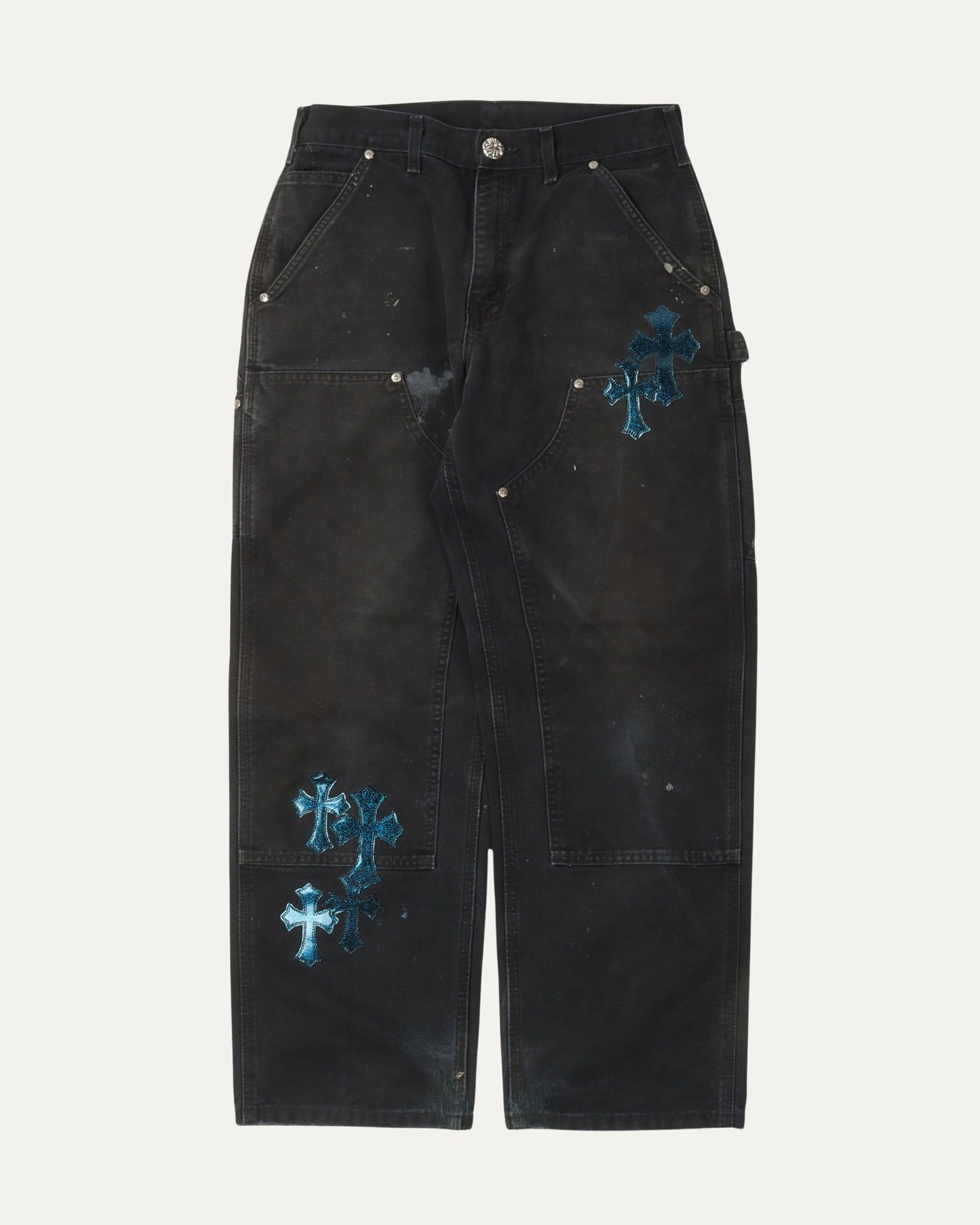 St. Barth Exclusive Carhartt Cross Patch Double Knee Carpenter Pants