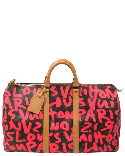 Stephen Sprouse Graffiti Monogram Keepall