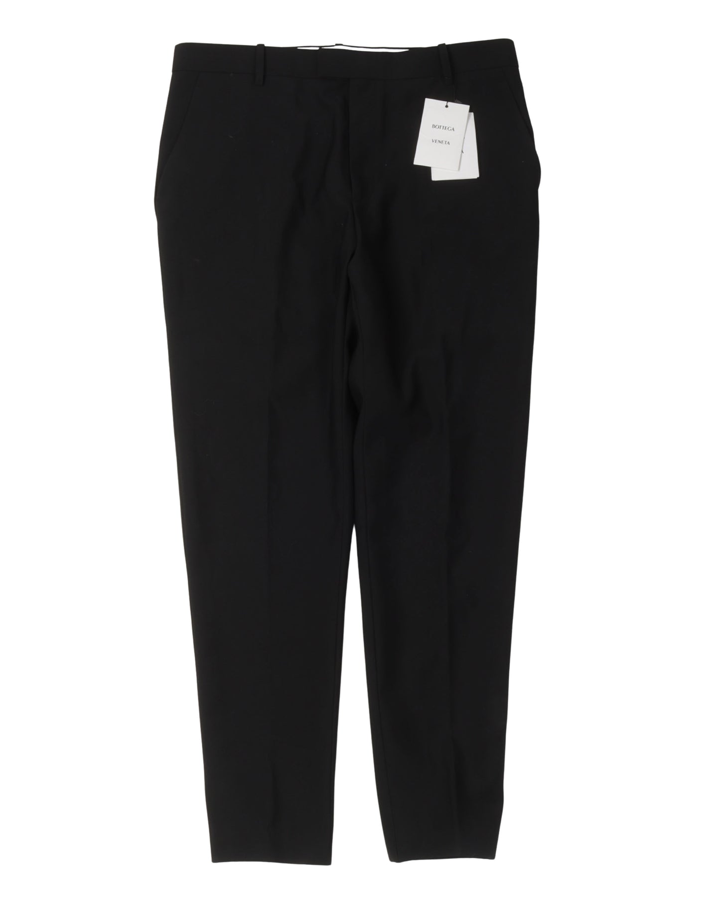 Tapered Wool Trousers