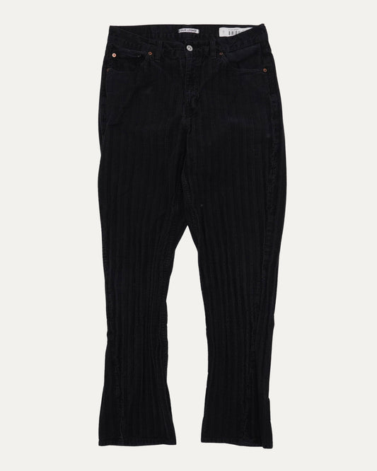 Stripe Effect Herringbone Jeans