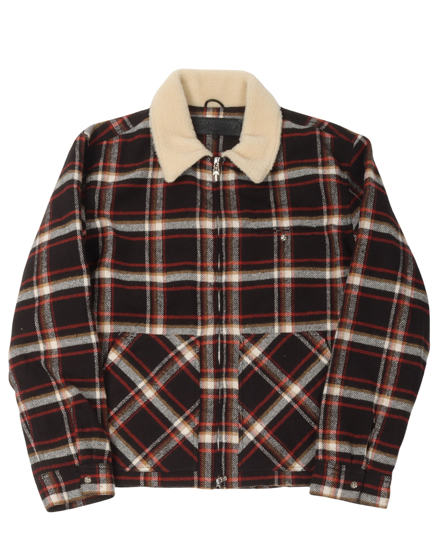 Shearling Flannel Jacket