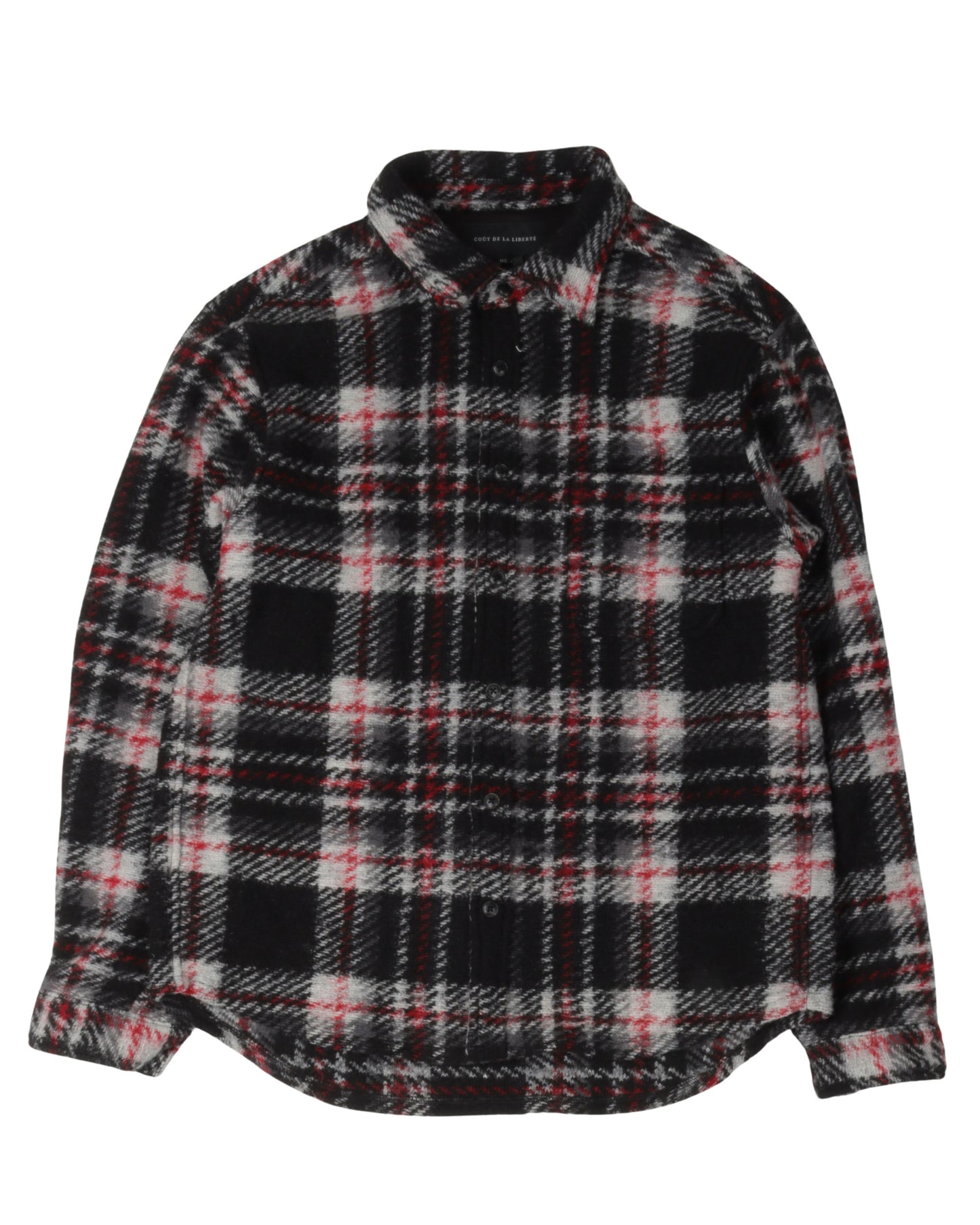 Fuzzy Flannel Shirt