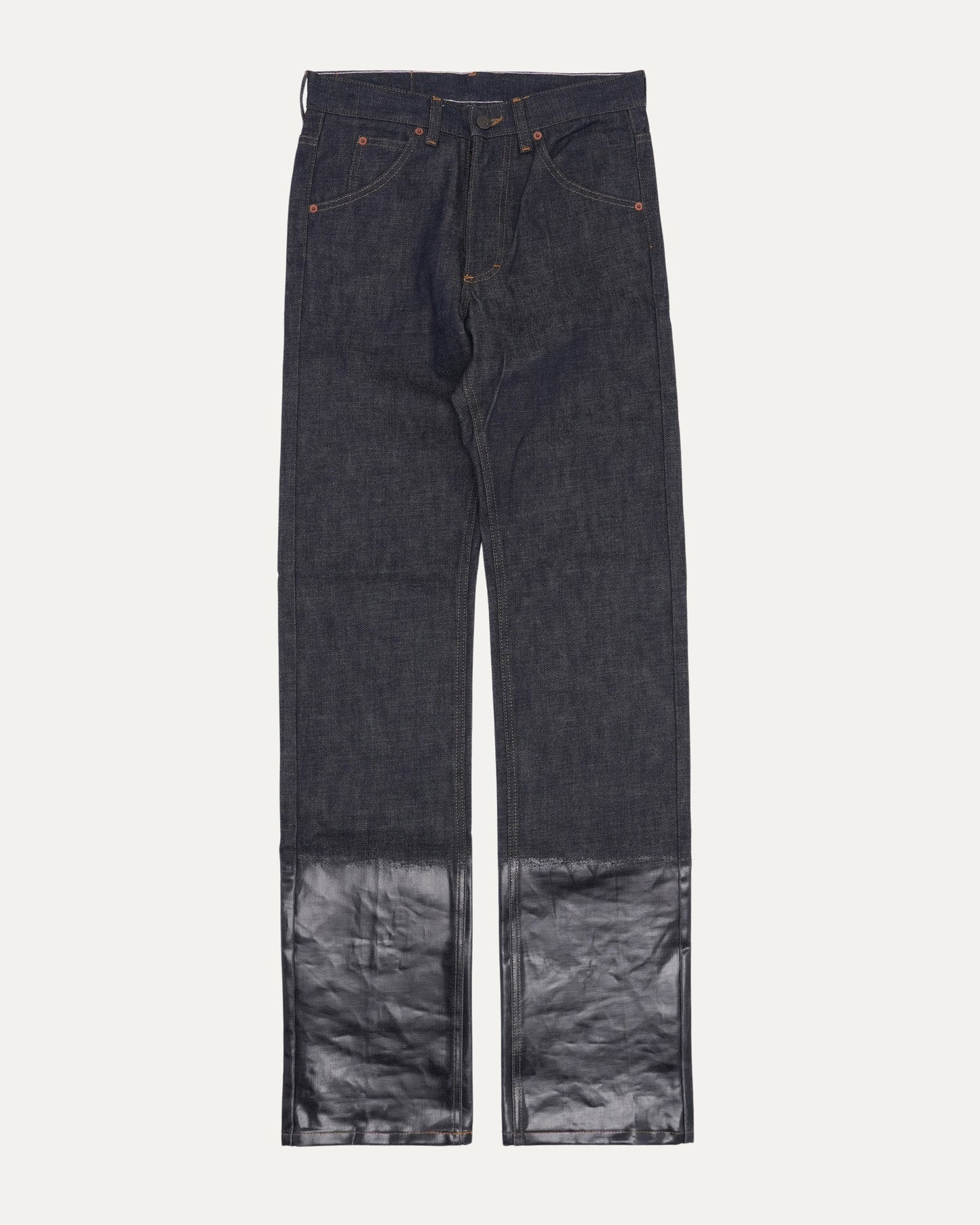 Indigo Lacquered Jeans