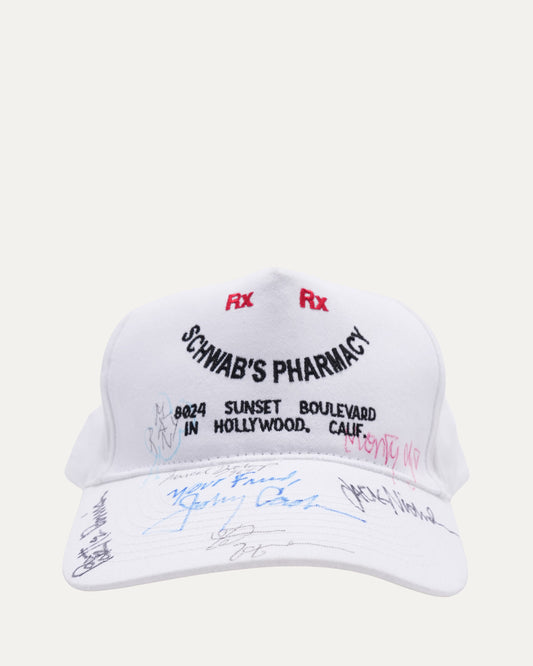 Schwab's Pharmacy Hand-Drawn Reenactment Cap