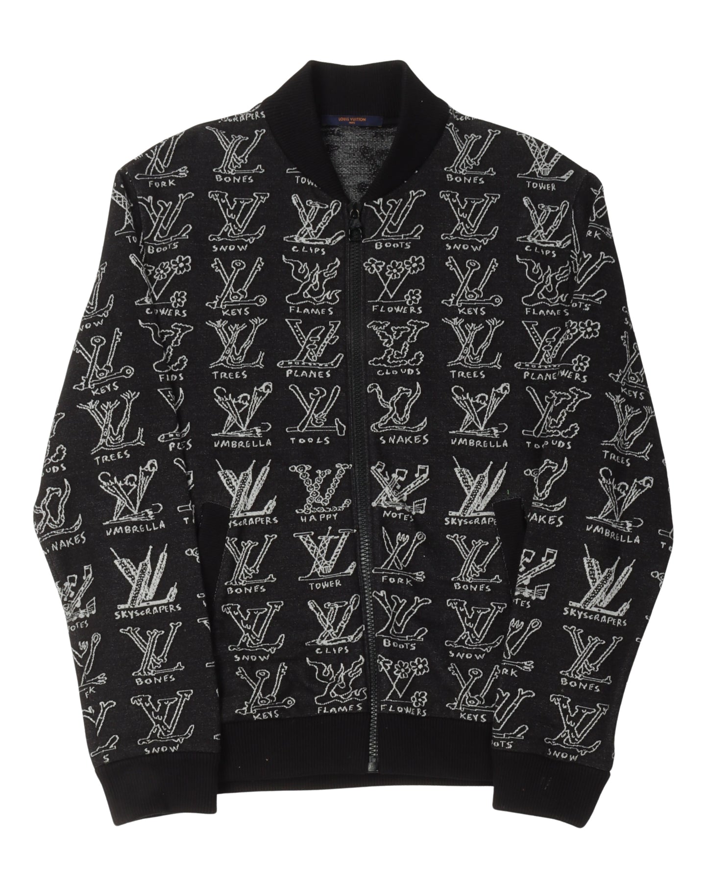 LV Cartoons Jacquard Bomber Jacket