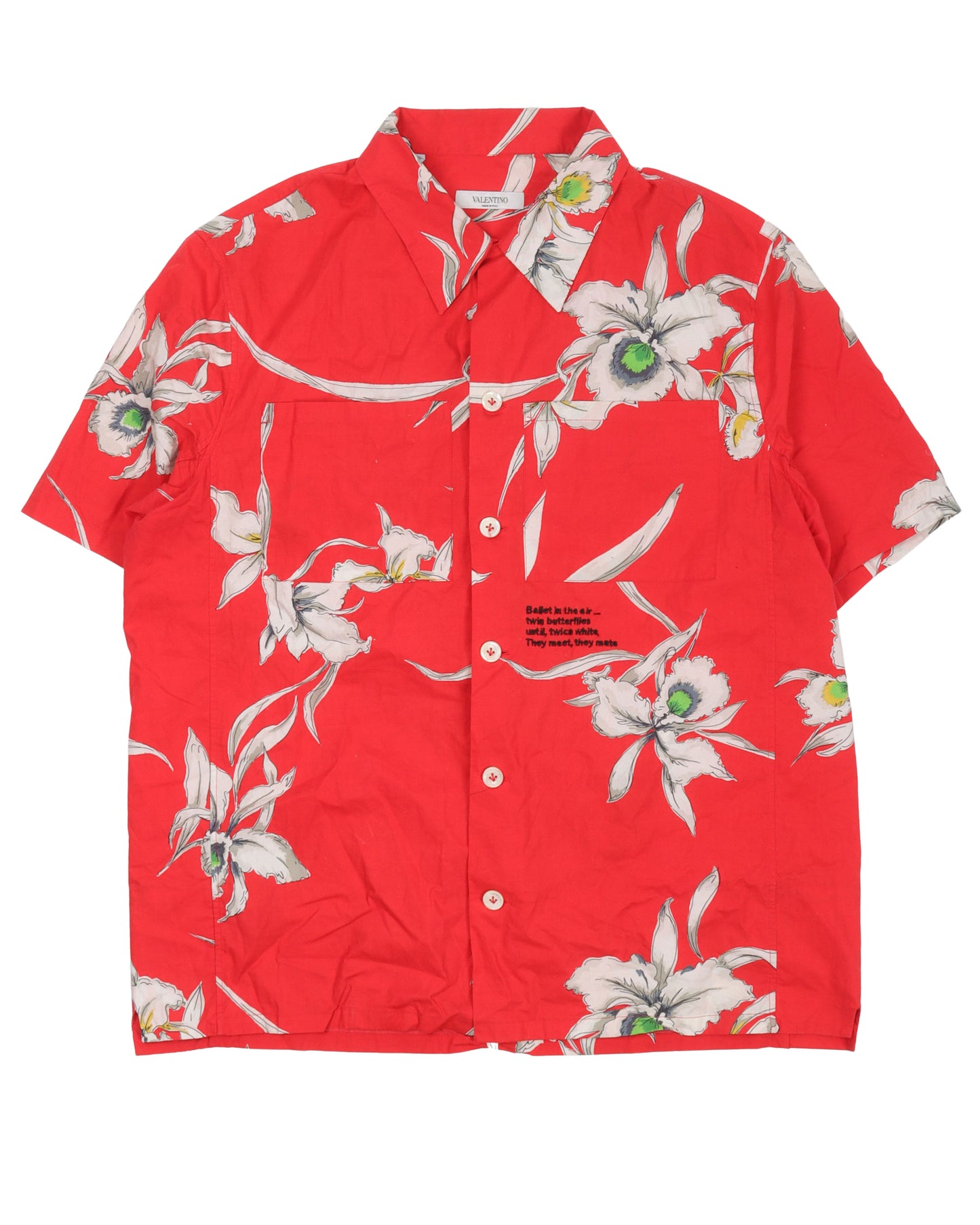 Floral Print Button Up Shirt