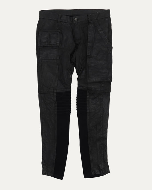 Leather Memphis Jeans