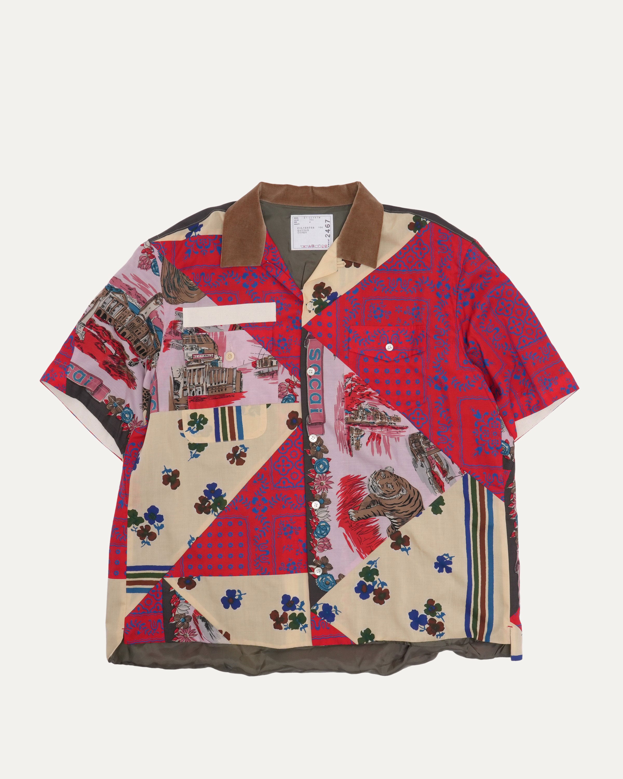 Sacai Hank Willis Thomas Archive Print Mix Shirt – Justin Reed
