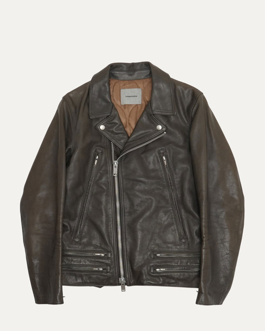 AW13 Anatomicouture Ribcage Rider Leather Jacket