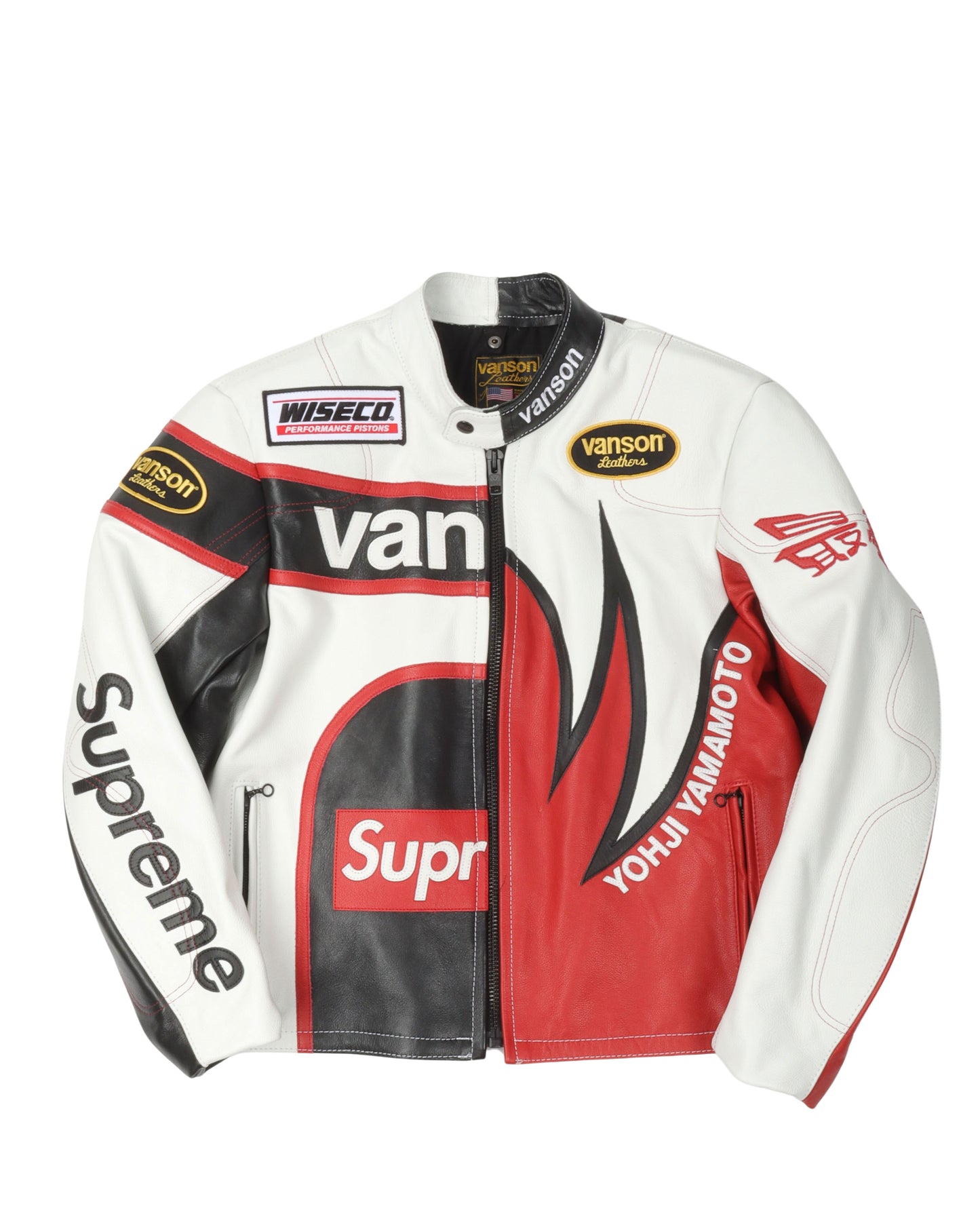 Yohji Yamamoto Vanson Leathers Split Jacket