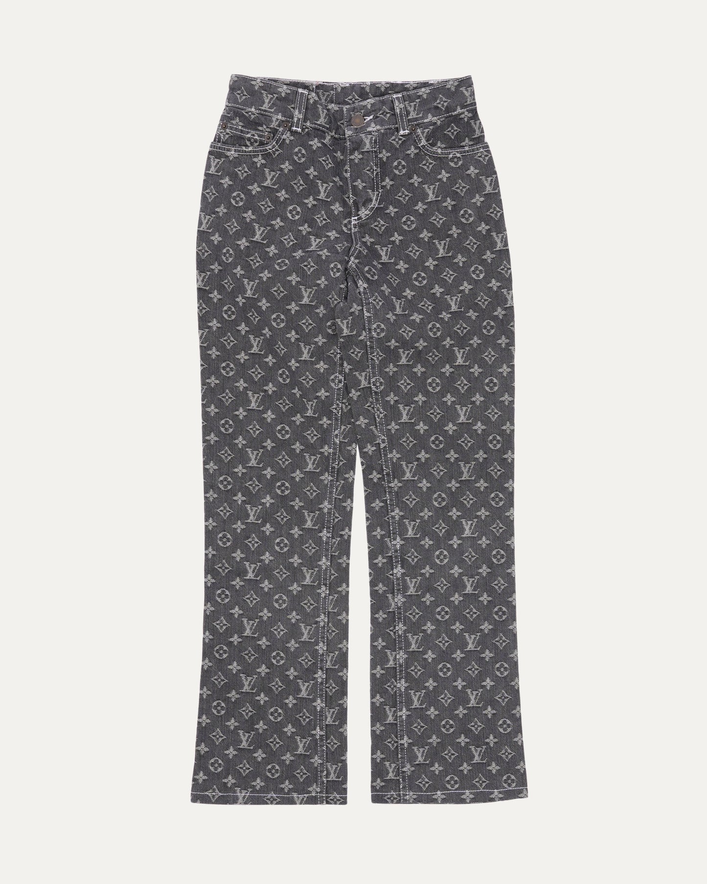 Jacquard Monogram Jeans