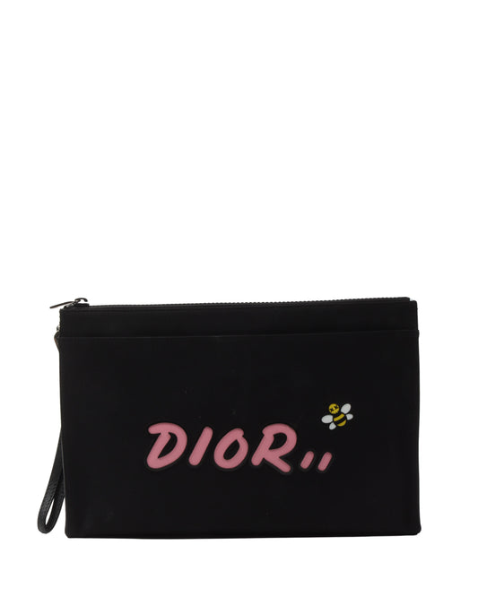 KAWS Nylon Wristlet Pouch
