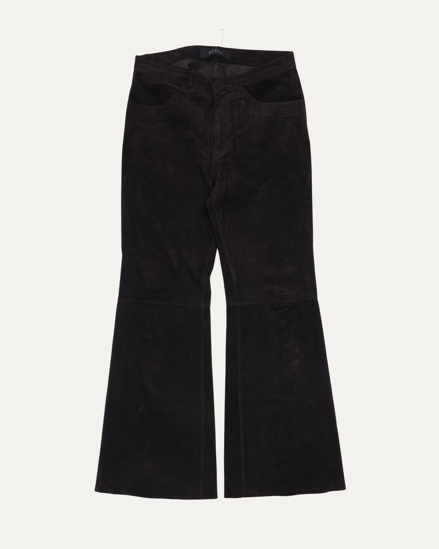 Tom Ford Era Flared Suede Leather Pants