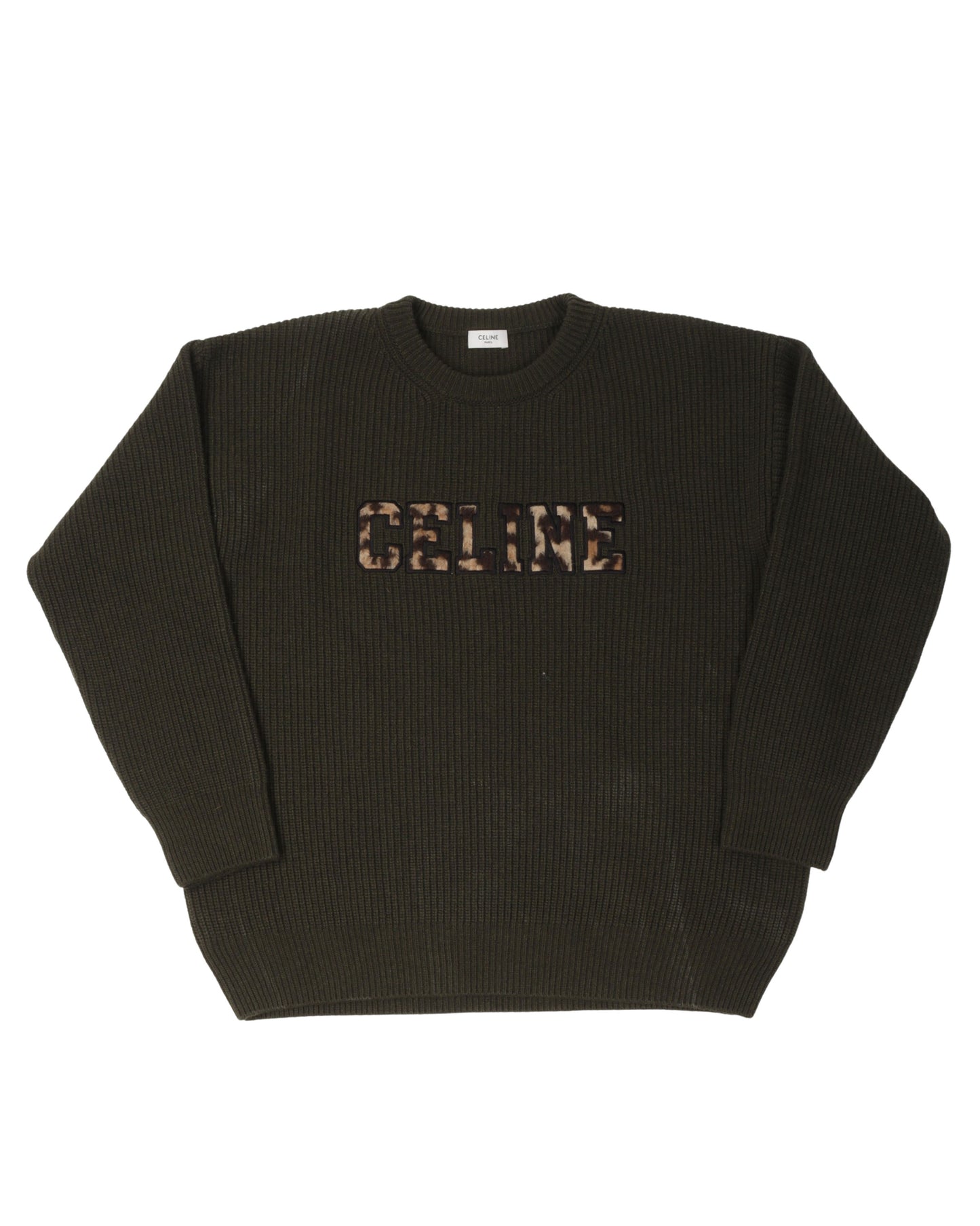 Wool Logo Sweater