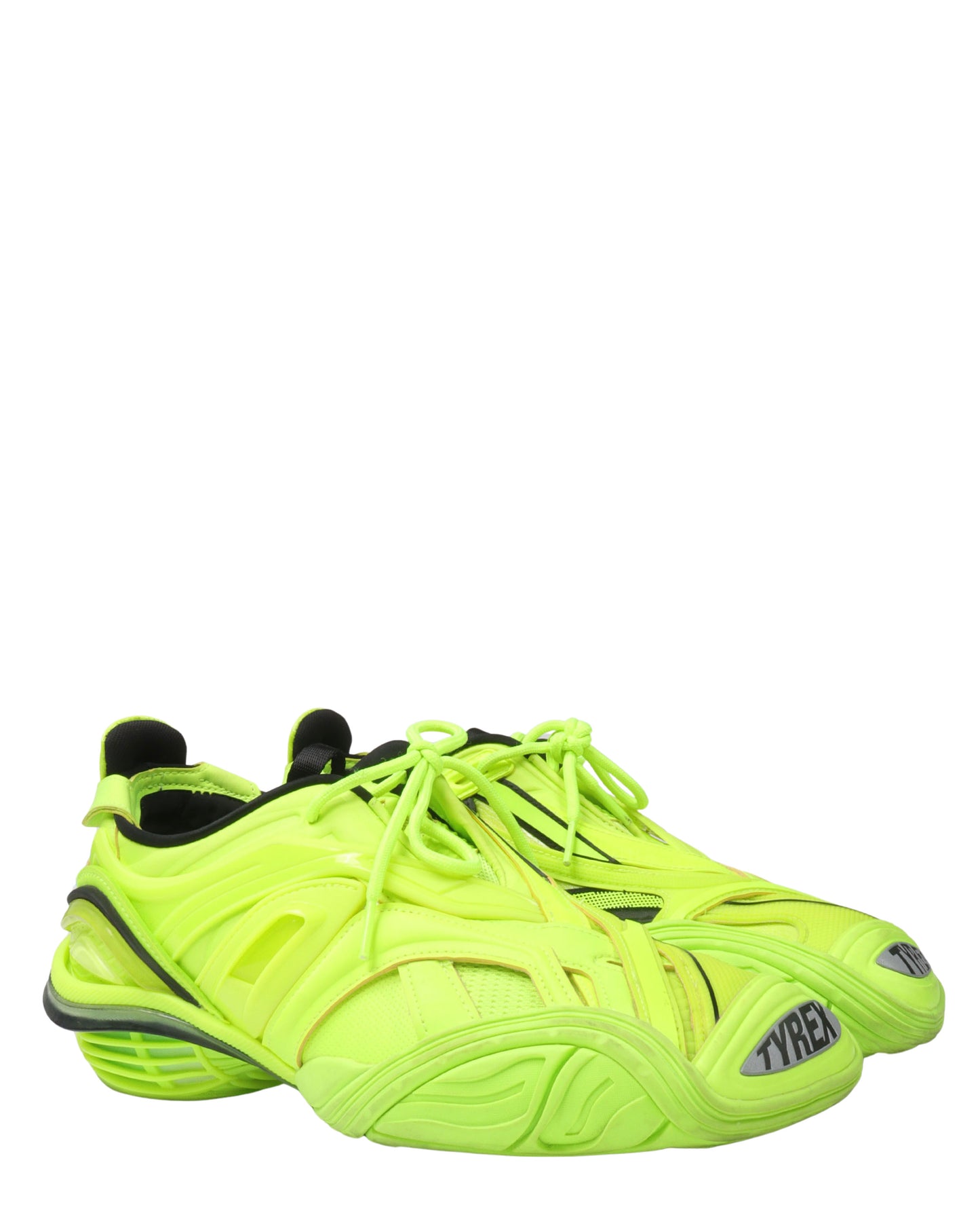 Tyrex Rubber, Mesh and Faux Leather Sneakers