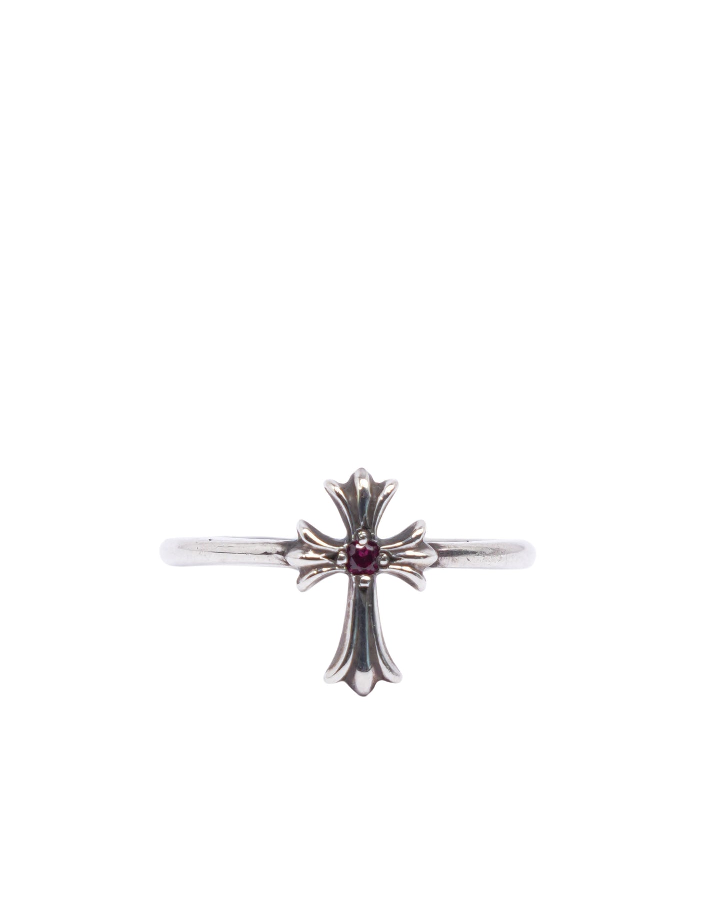 Pink Ruby Cross Bubblegum Ring