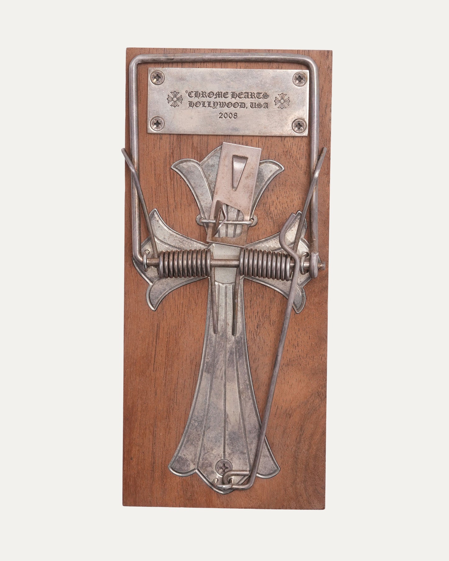 Wood & Silver Mouse Trap