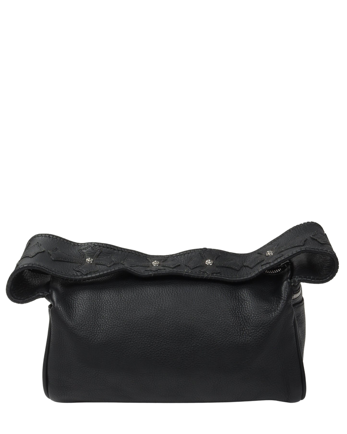 Lunch Box Cross Patch Leather Bag