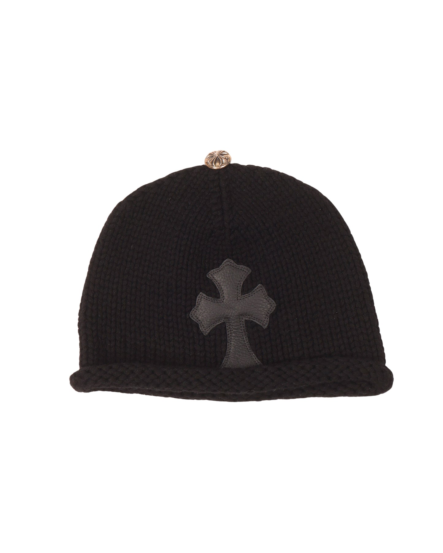 Cashmere Cross Patch Beanie