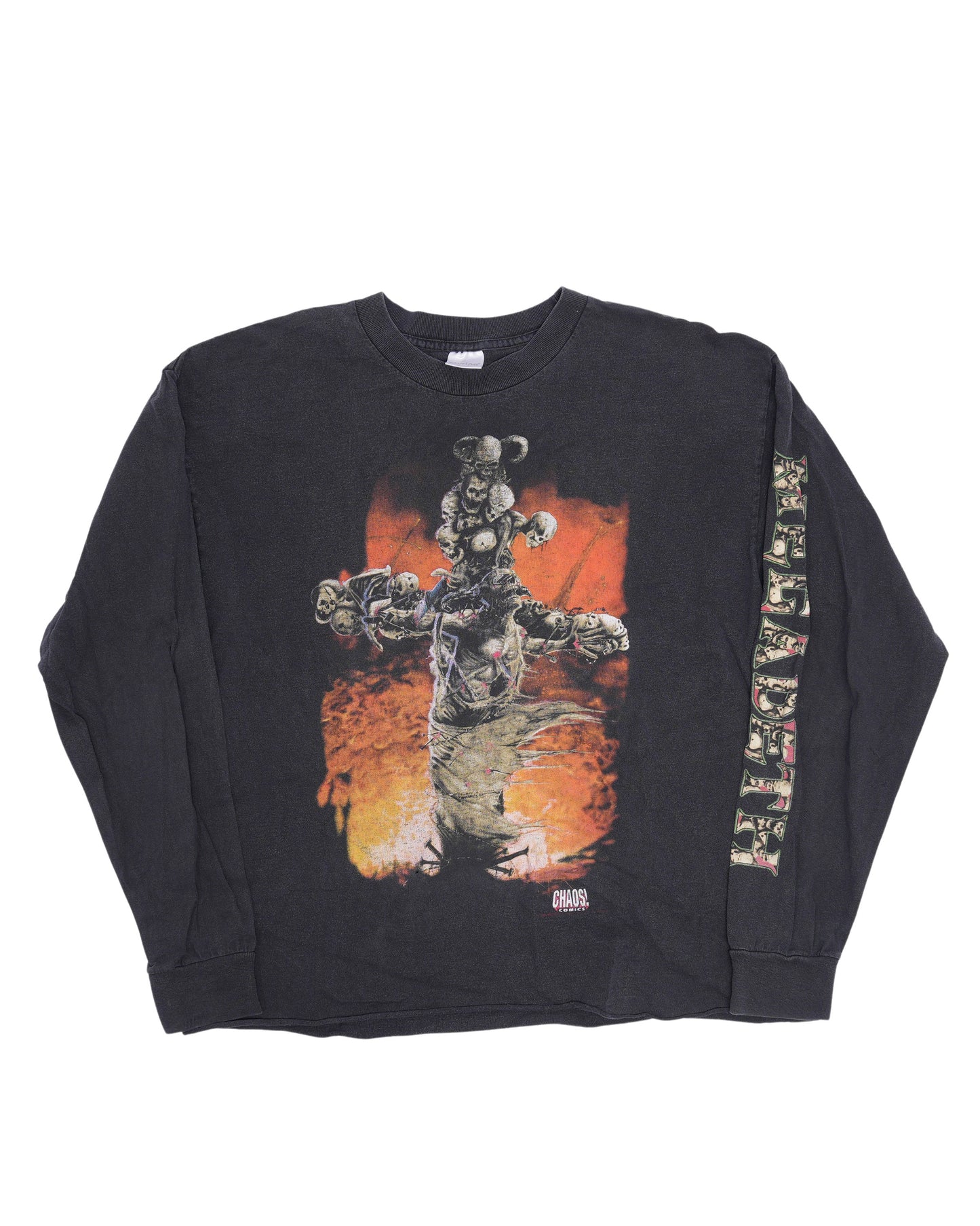 Chopped Megadeath Chaos Comics Long Sleeve T-Shirt