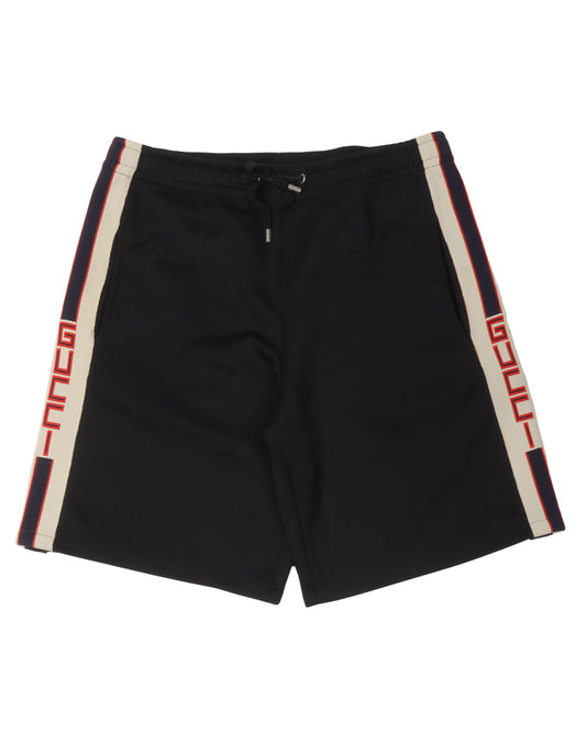 Snap Detail Track Shorts