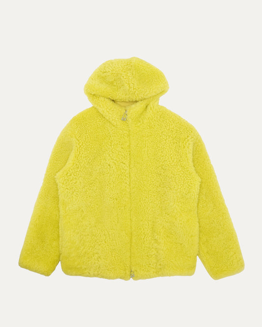 Hooded Teddy Shearling Jacket