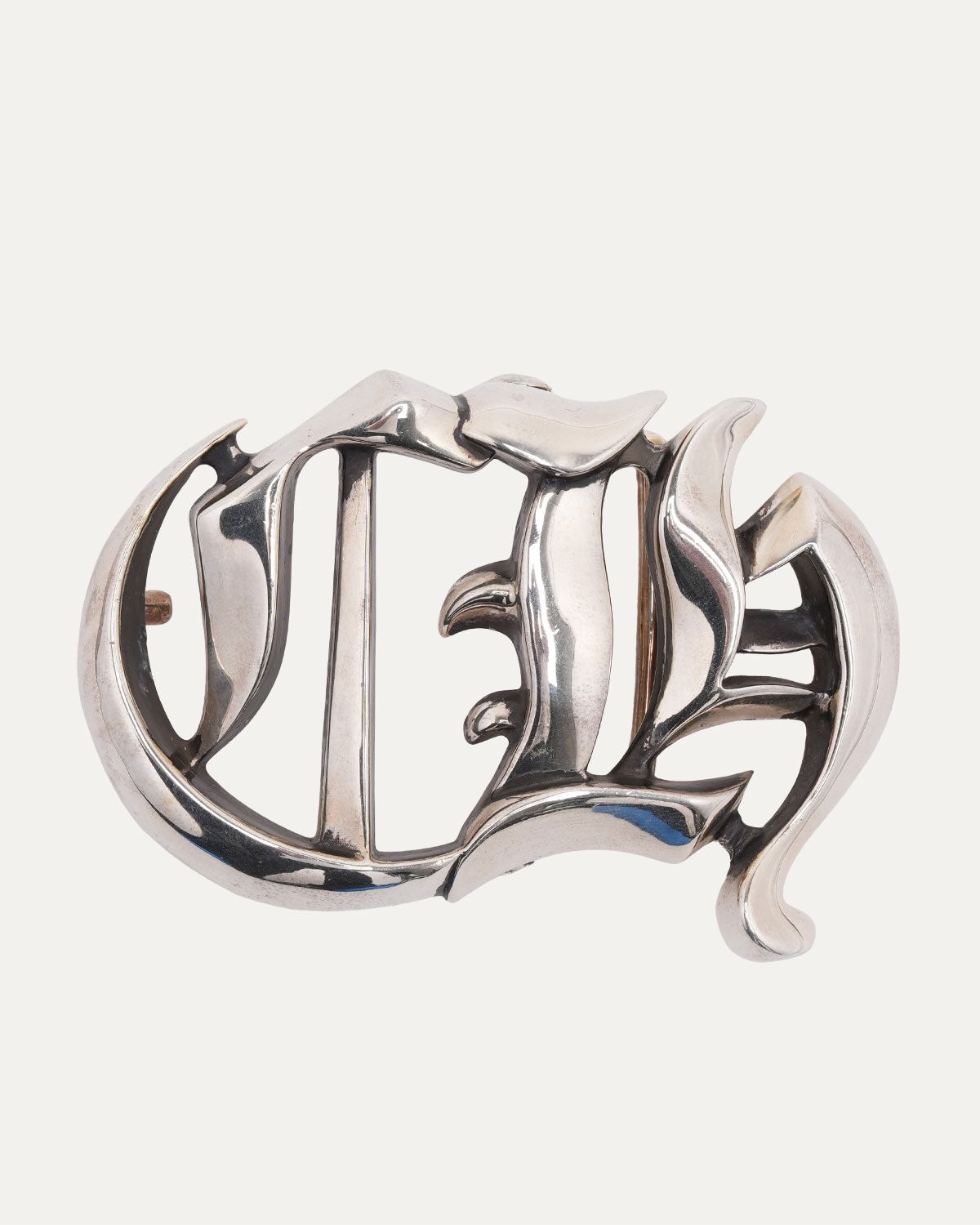 CH Silver Belt Buckle