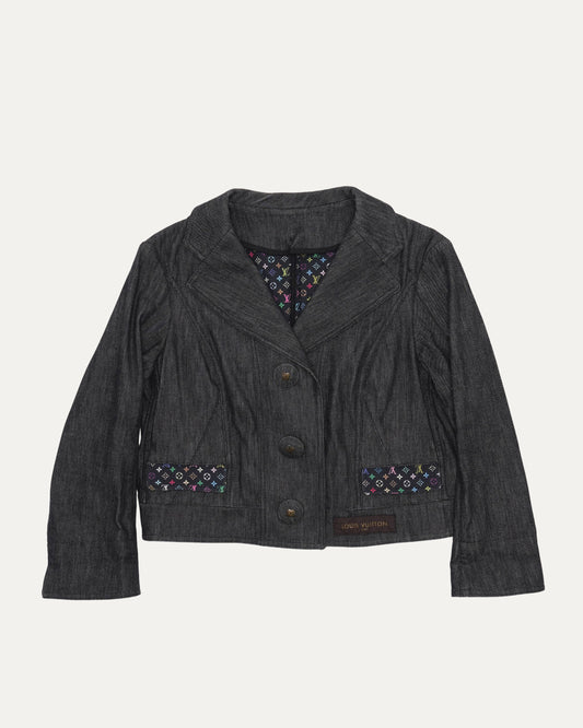 Murakami Multicolor Monogram Denim Jacket