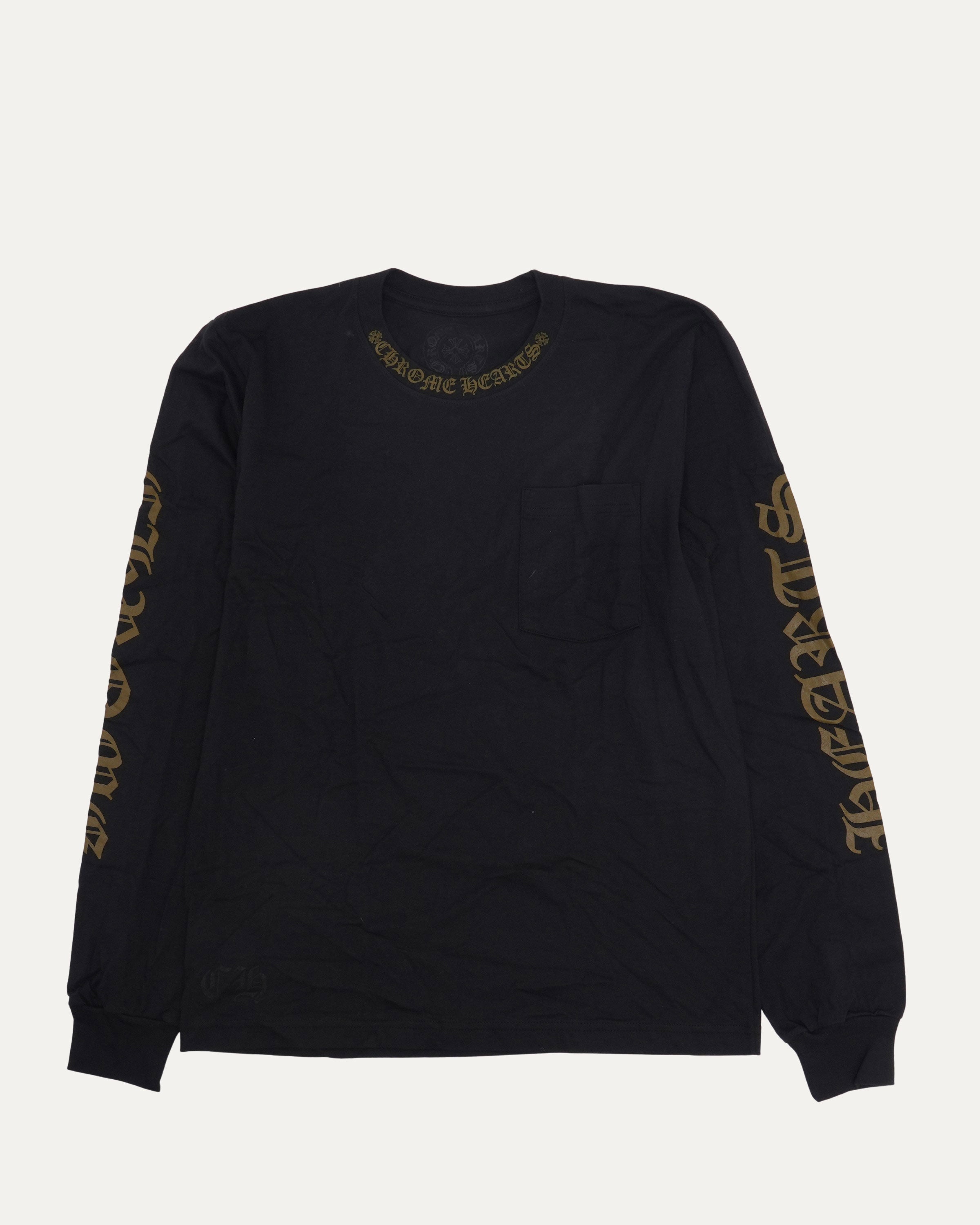 Chrome Hearts Neck Logo Long Sleeve Pocket T-Shirt – Justin Reed