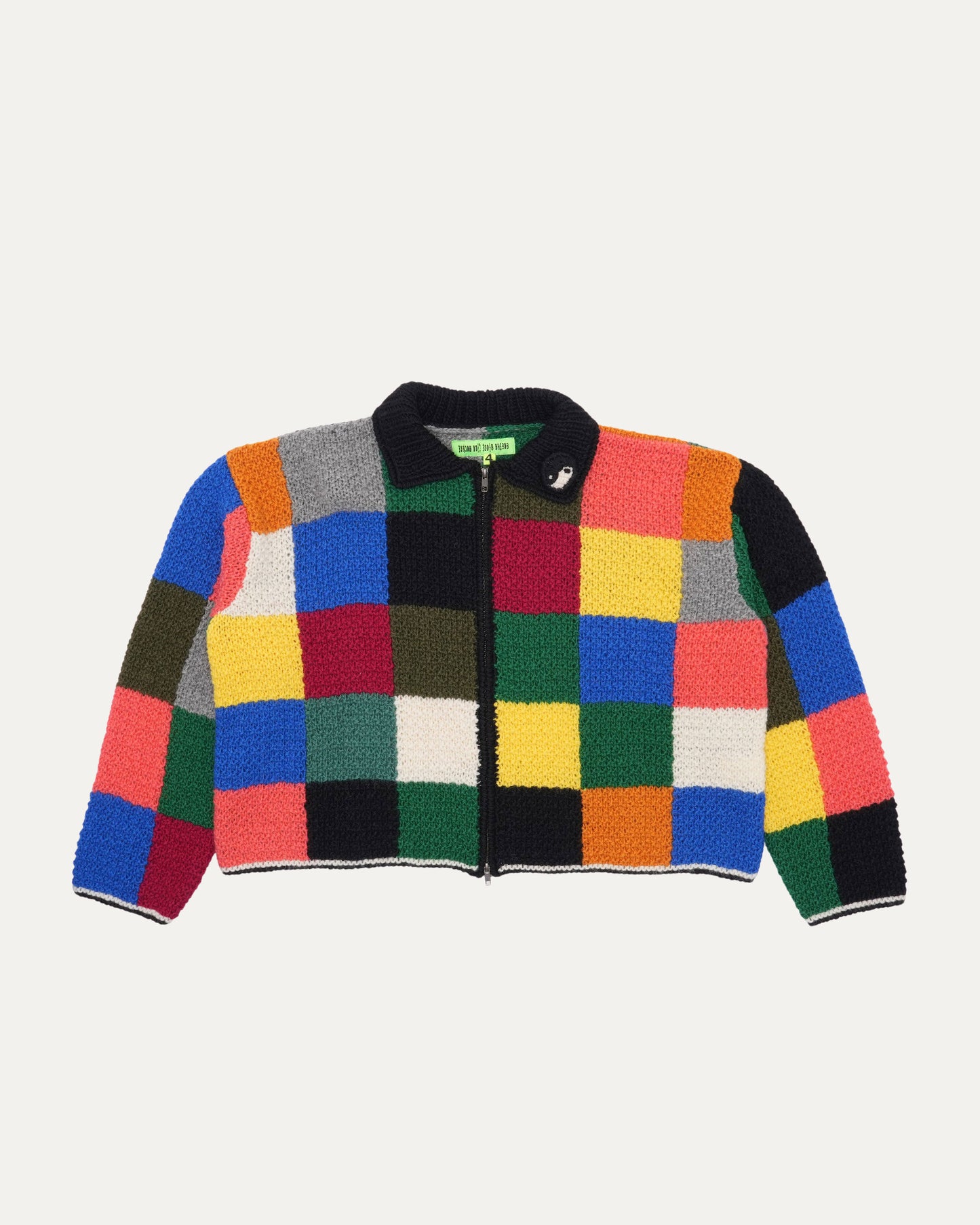Puzzle Zip Sweater