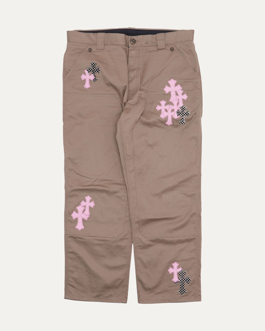 Cross Patch Double Knee Carpenter Pants