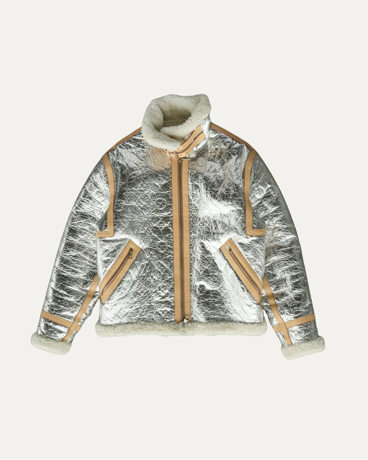 Mirror Monogram Shearling Jacket