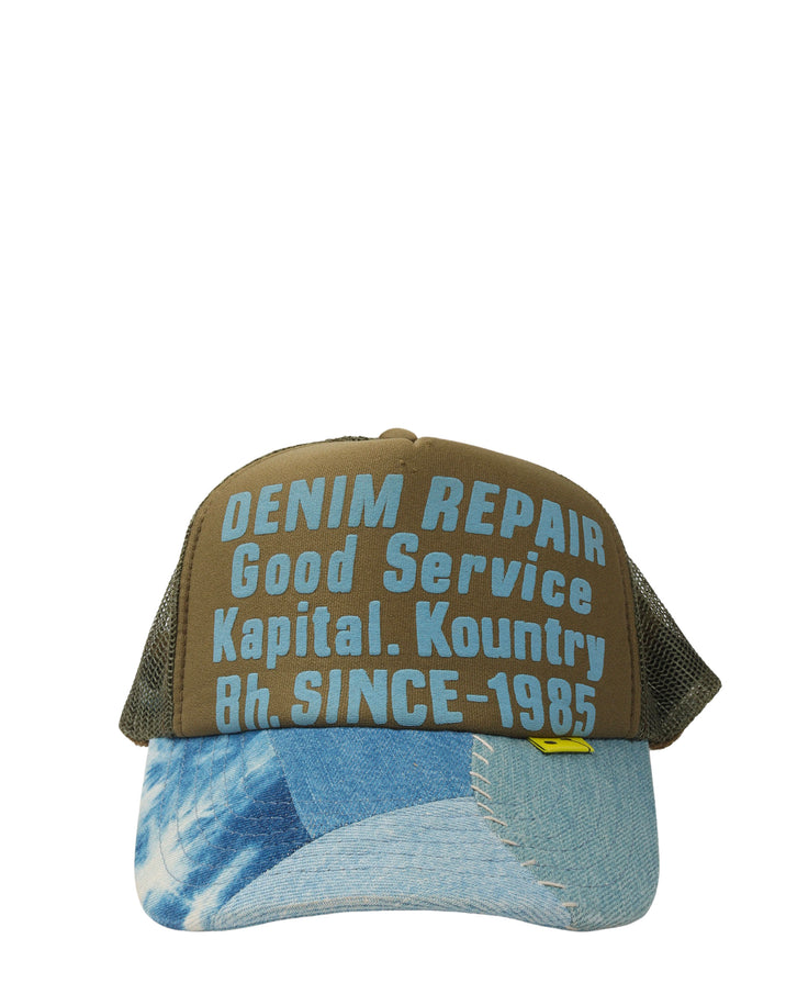 Denim Repair Service Re-Construct Trucker Hat