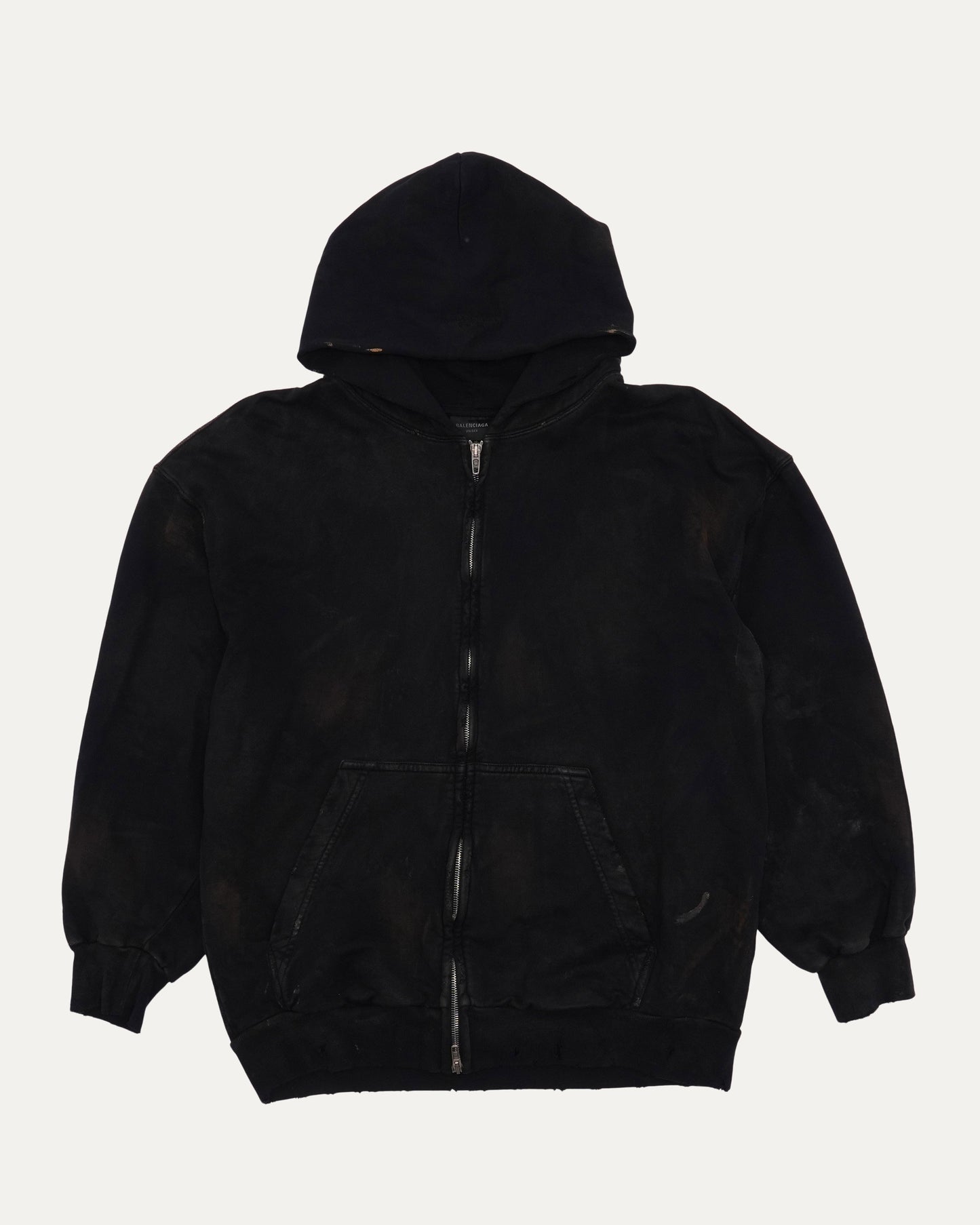 Mudwash Zip Up Hoodie