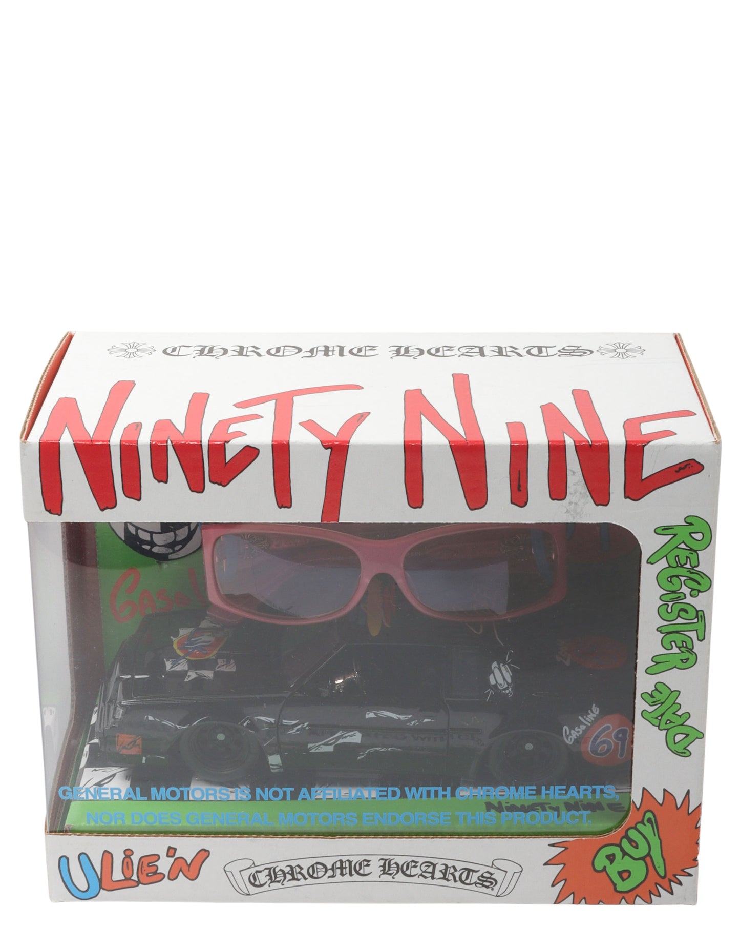 Matty Boy Sex Records 99 Eyes "U LIE'N" Sunglasses & Toy Car