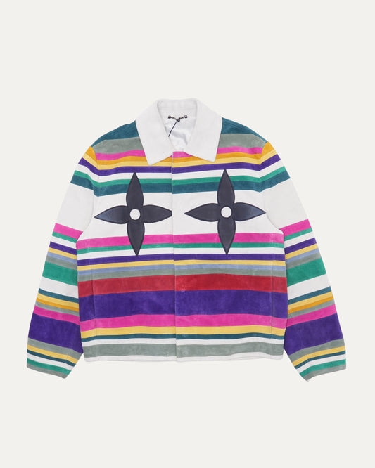 Nubuck Intarsia Admiral Jacket