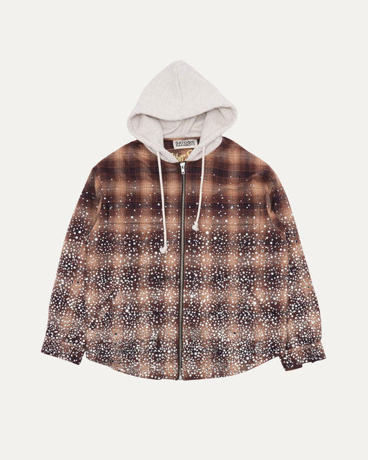 Other Scenes Shattered Glass Hooded Flannel