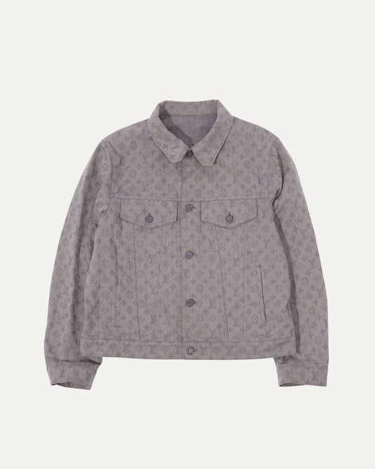 Monogram Denim Trucker Jacket