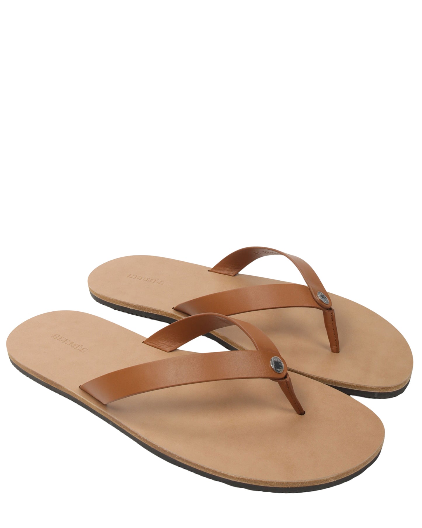 Leather Flip Flop Sandals