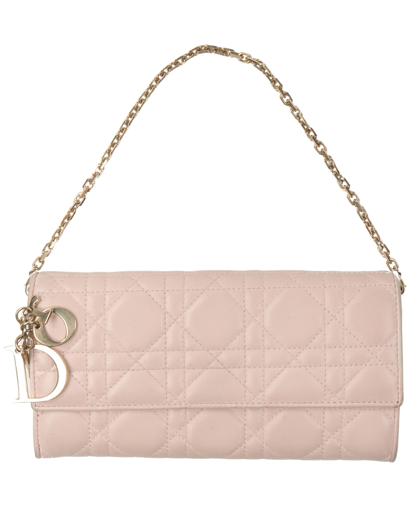 Lady Dior Leather Cannage Wallet