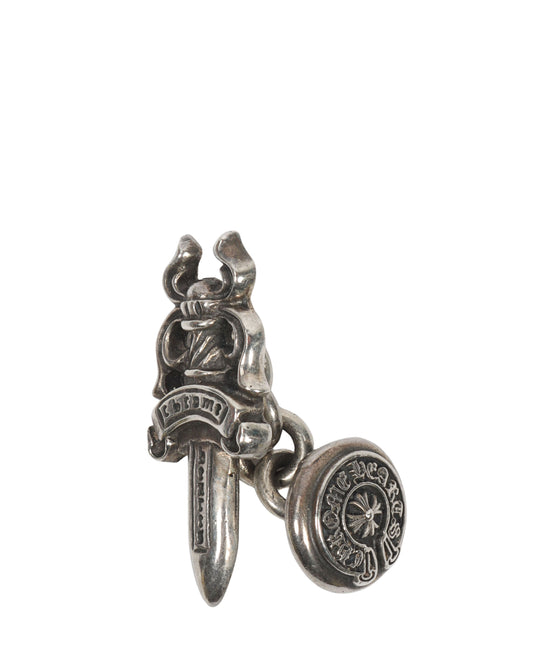 Dagger and Horseshoe Pendant (1 Cuff link)