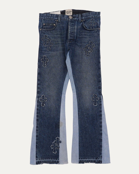 Gallery Dept. Denim Cross Patch Flared Jeans