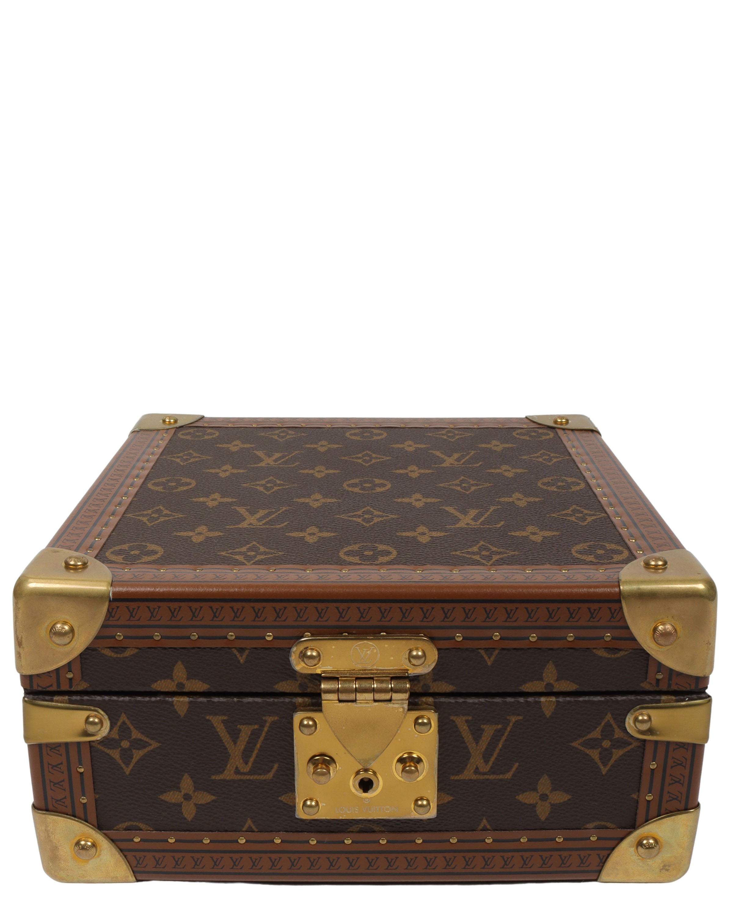 Louis Vuitton Coffret Tresor Jewelry Box Monogram Canvas For Sale