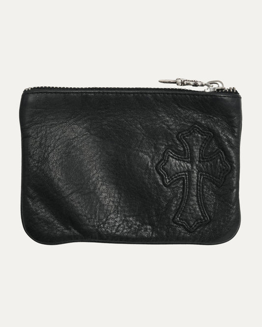 Cross Patch Zip Wallet